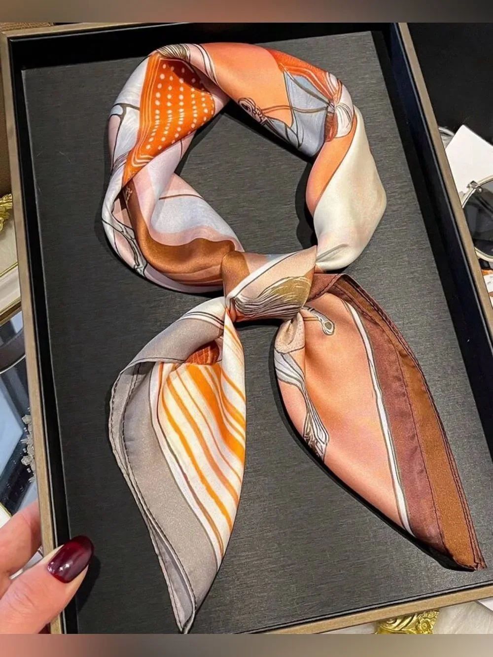 Horse Print Scarf M792